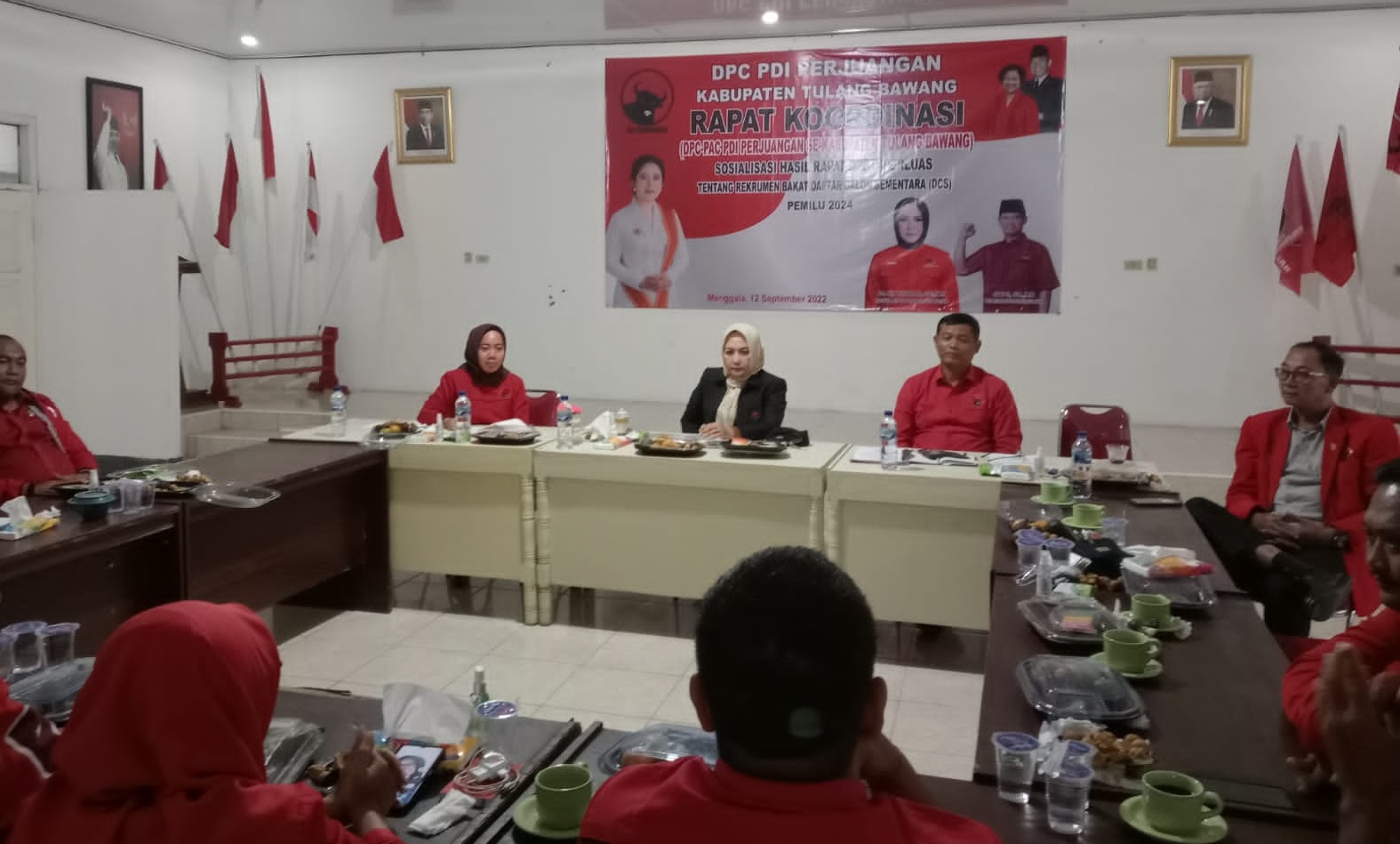 DPC PDI Perjuangan Tulang Bawang Buka Penjaringan Pileg 2024