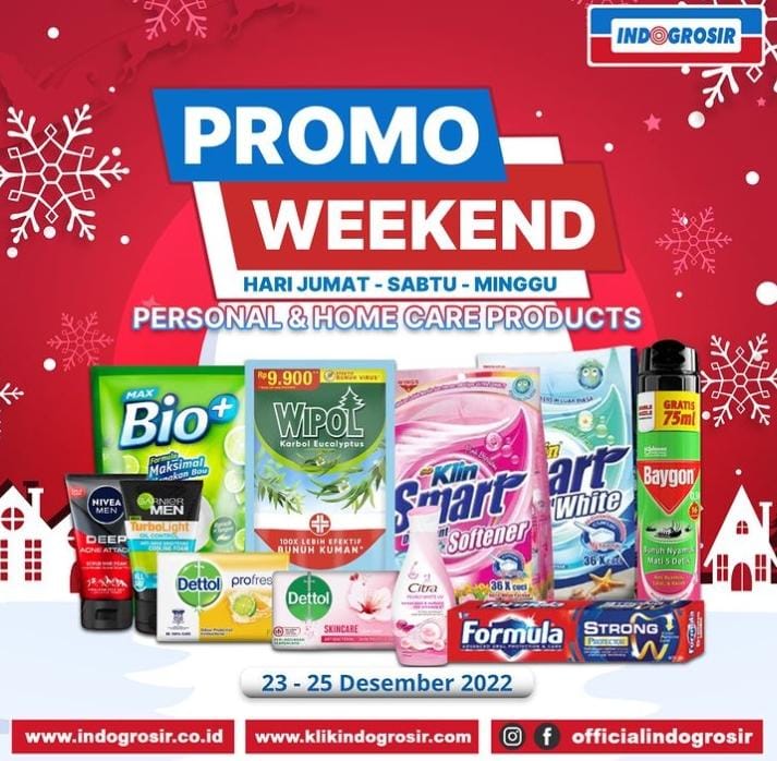 Promo Weekend Indogrosir Hari Ini 23 Hingga 25 Desember 2022, Berlaku Untuk Semua Member