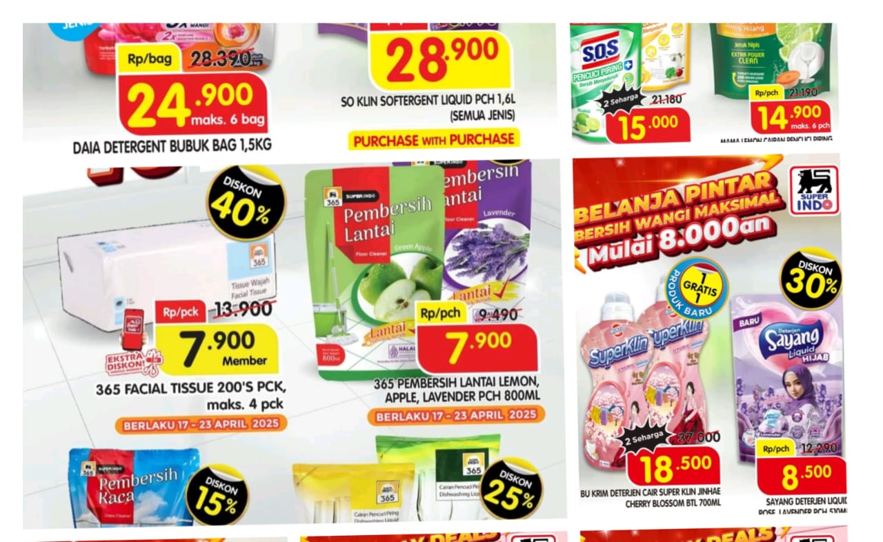 Promo Home Care Superindo di Hari Kartini, Belanja Pintar Bersih Maksimal