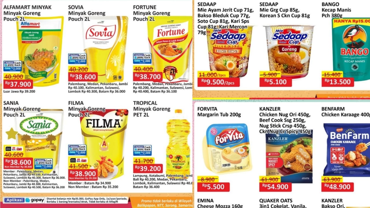 Promo Gantung Alfamart Spesial Senin 28 April 2025, Borong Kebutuhan Dapur Dengan Harga Irit