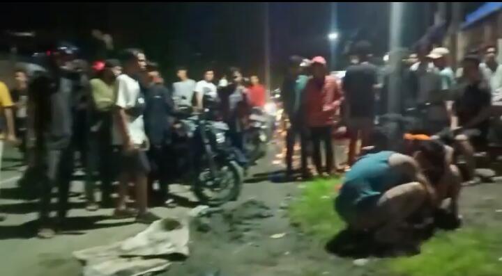 Adu Kambing Honda Vario Vs Beat, 1 Orang Tewas di Tempat