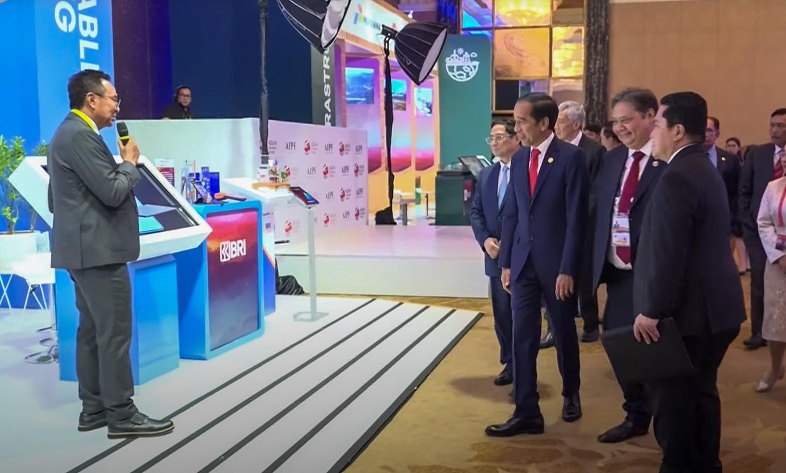 Menteri BUMN Dorong Pembiayaan Berkelanjut dalam Pembukaan AIPF, BRI Siap Perbesar Portofolio Pembiayaan
