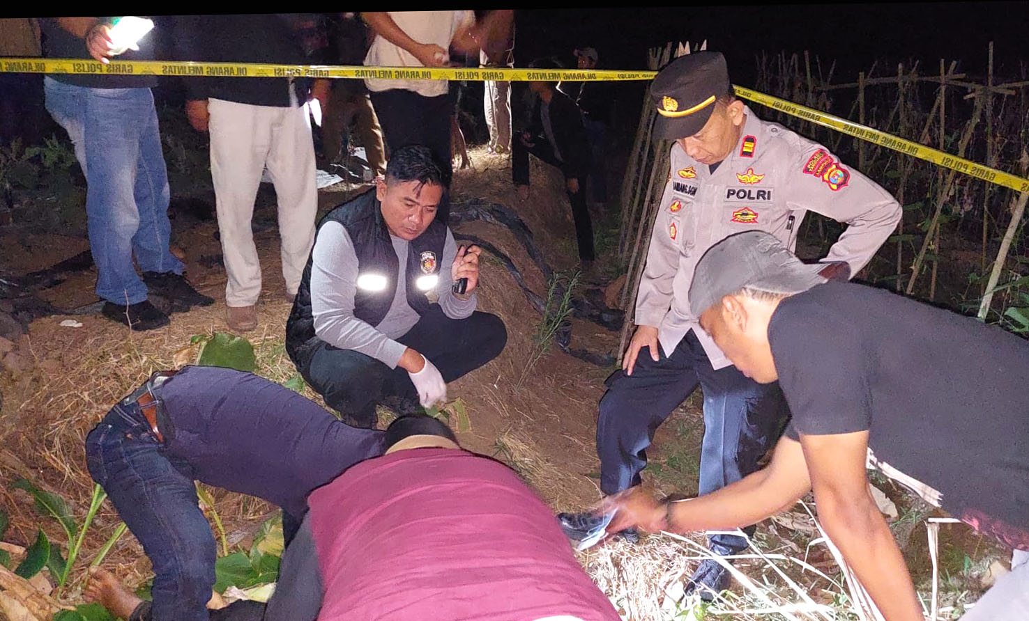 Lelaki Diduga Korban Pembunuhan di Tanggamus Ditemukan di Aliran Air, Saksi Sempat Melihat Ini…