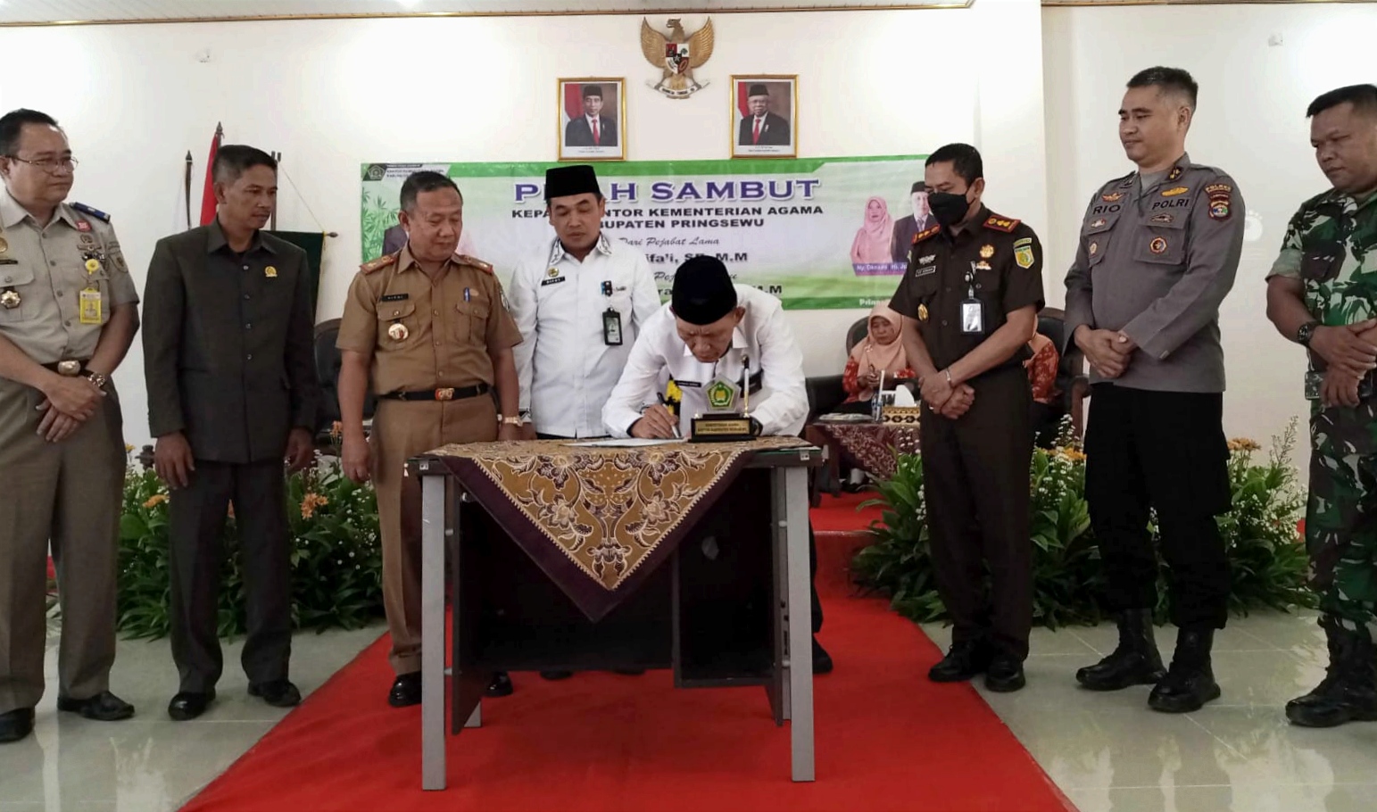 Sertijab, Ini Kepala Kantor Kemenag Pringsewu yang Baru
