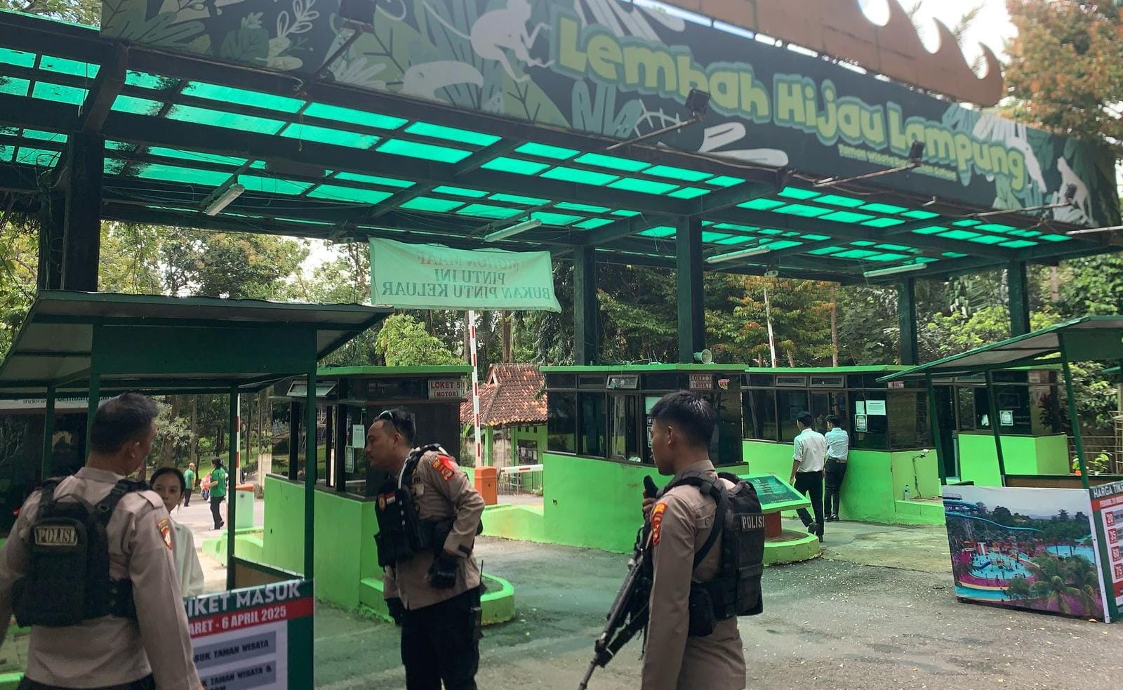Libur Lebaran 2025, Polresta Bandarlampung Tingkatkan Pengamanan di Objek Wisata