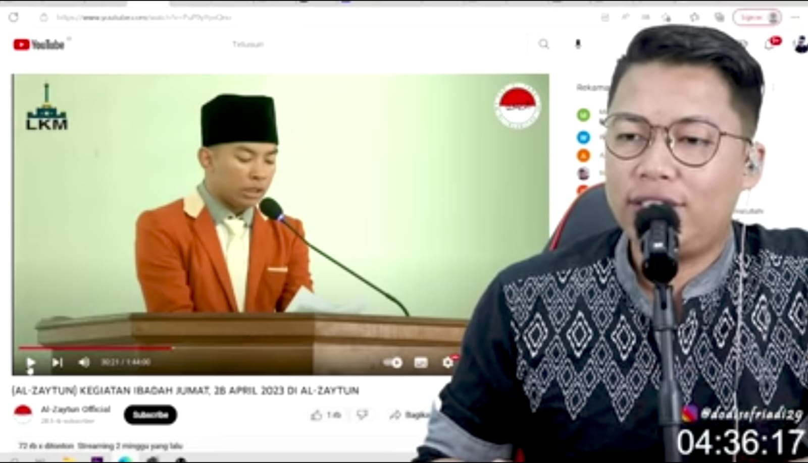 Tambah Kacau! Khatib di Ponpes Al Zaytun Sebut Al Quran Sabda Nabi