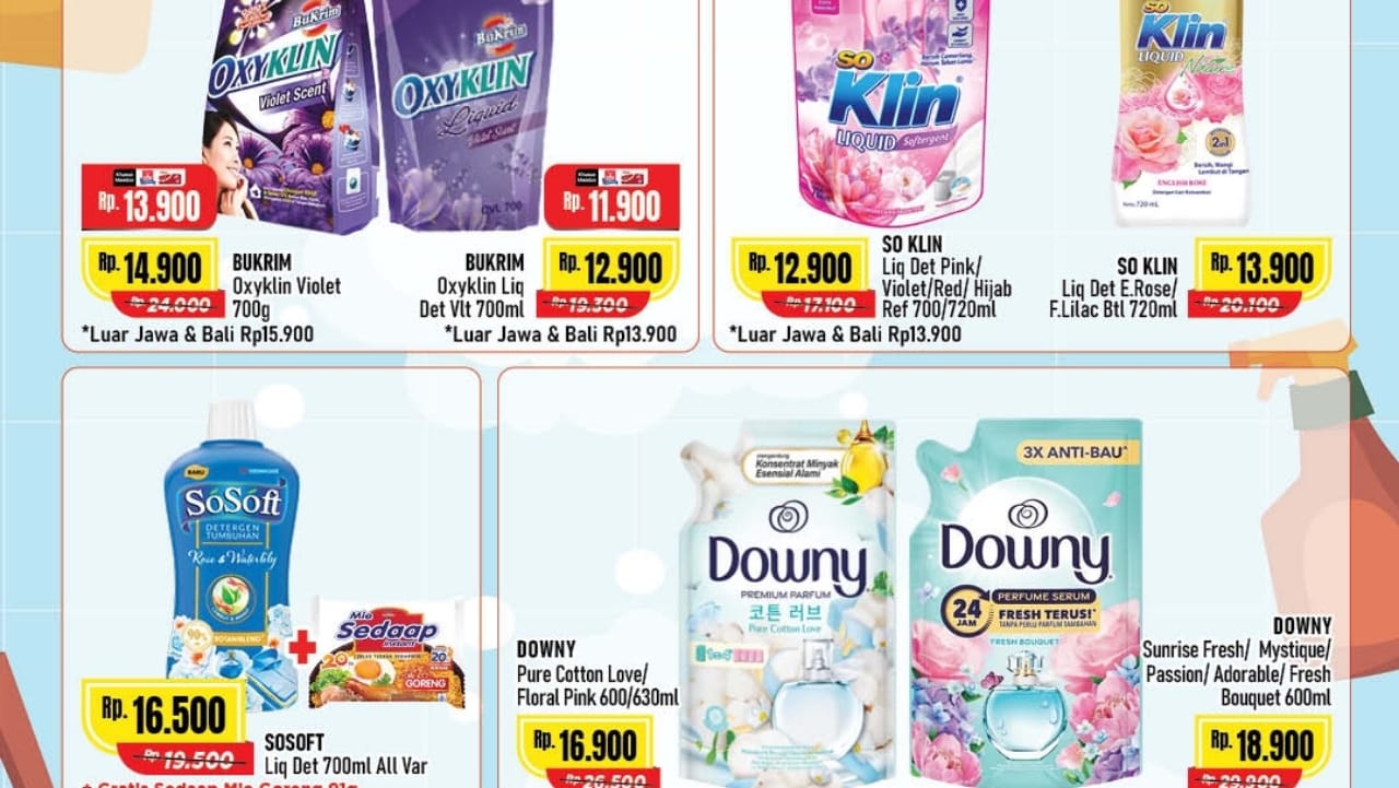 Deterjen Murah Dengan Diskon Hingga 47 Persen, Borong di Alfamart Terdekat Sebelum Kehabisan!