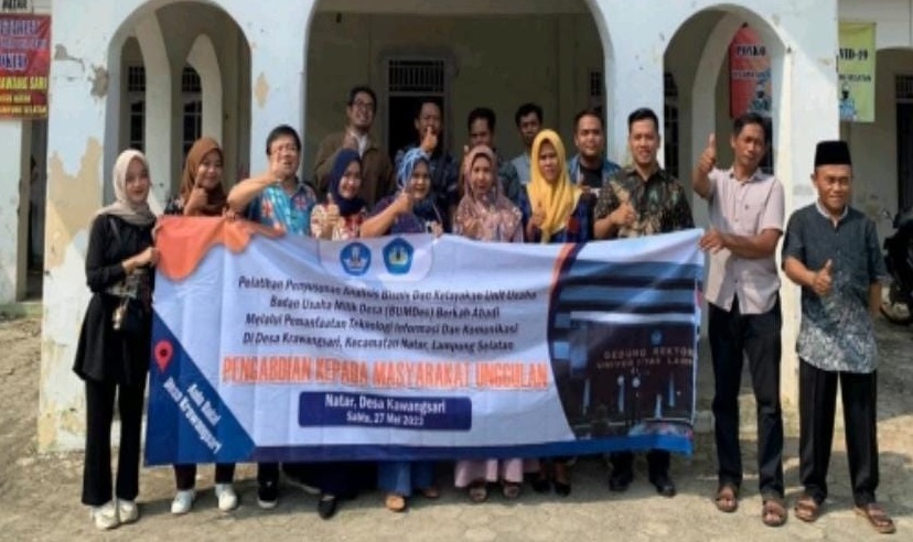 Unila Beri Pelatihan Penyusunan Analisis Bisnis dan Kelayakan Unit Usaha BUMDES Berkah Abadi