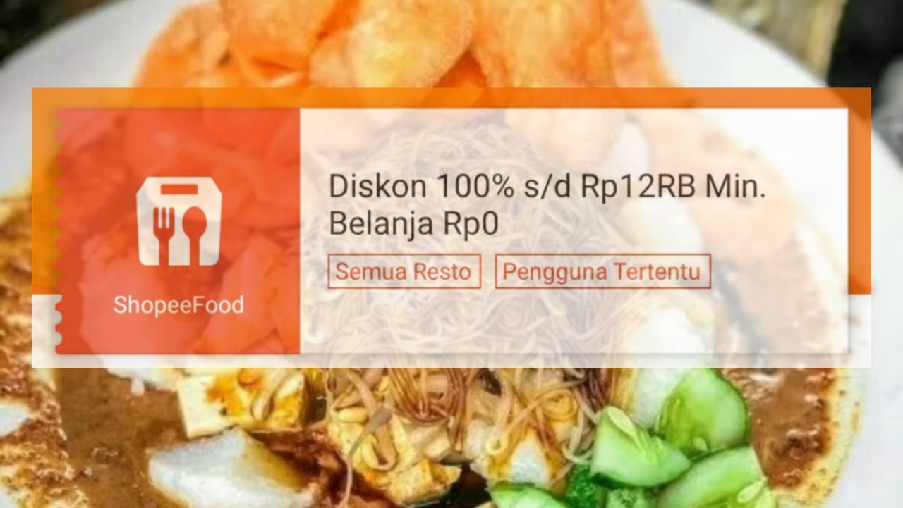 Senin Hemat Dengan Promo ShopeeFood Hari Ini, Dapatkan Diskon Sampai Rp12 Ribu