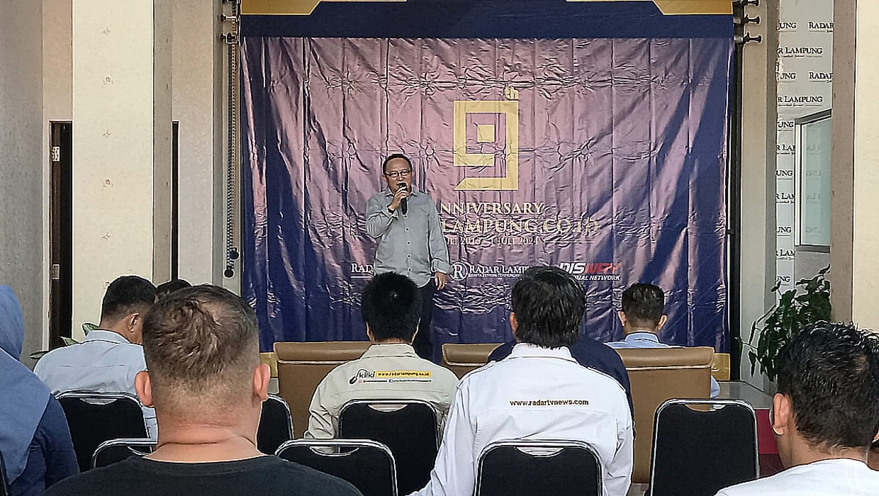 Rayakan HUT Ke-9 Radar Lampung Online, Ini Pesan Direktur Utama RLMG