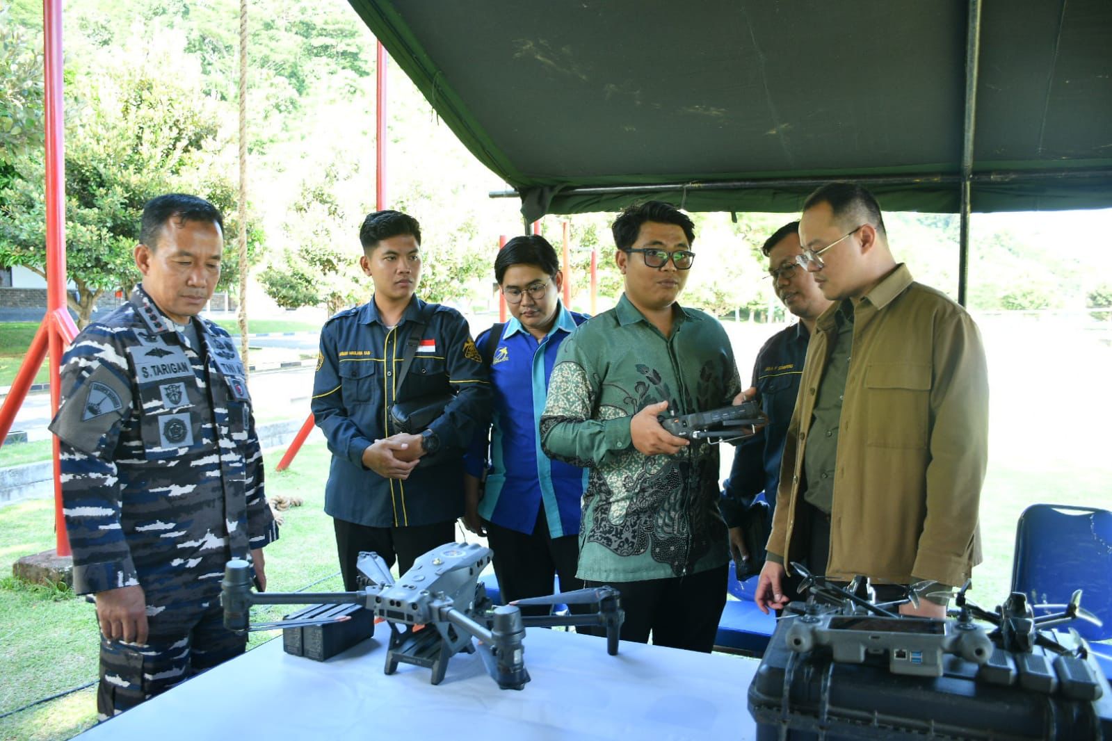 Teknokrat dan Brigif 4 Marinir BS Jalin Kerja Sama dalam Pengembangan Drone