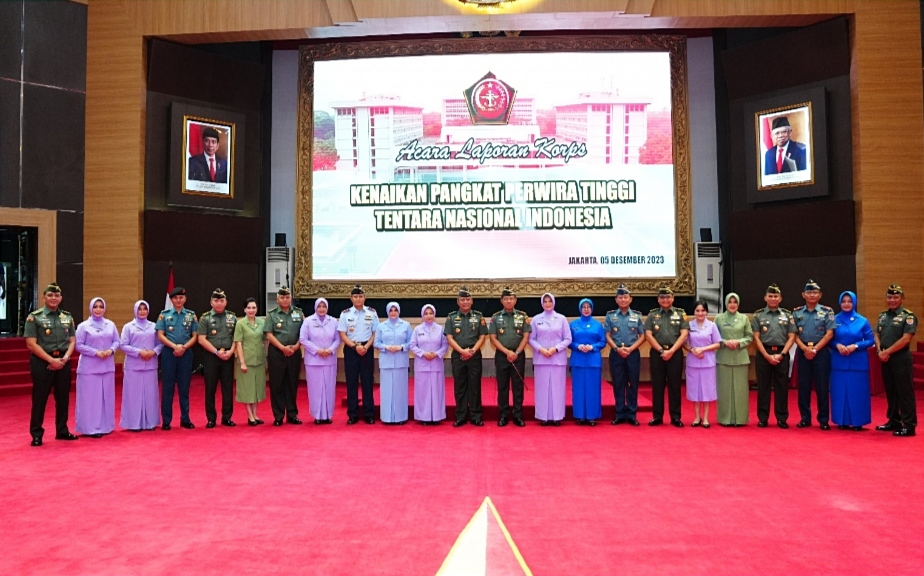 37 Perwira TNI Naik Pangkat, Tiga Jenderal Sandang Bintang 3