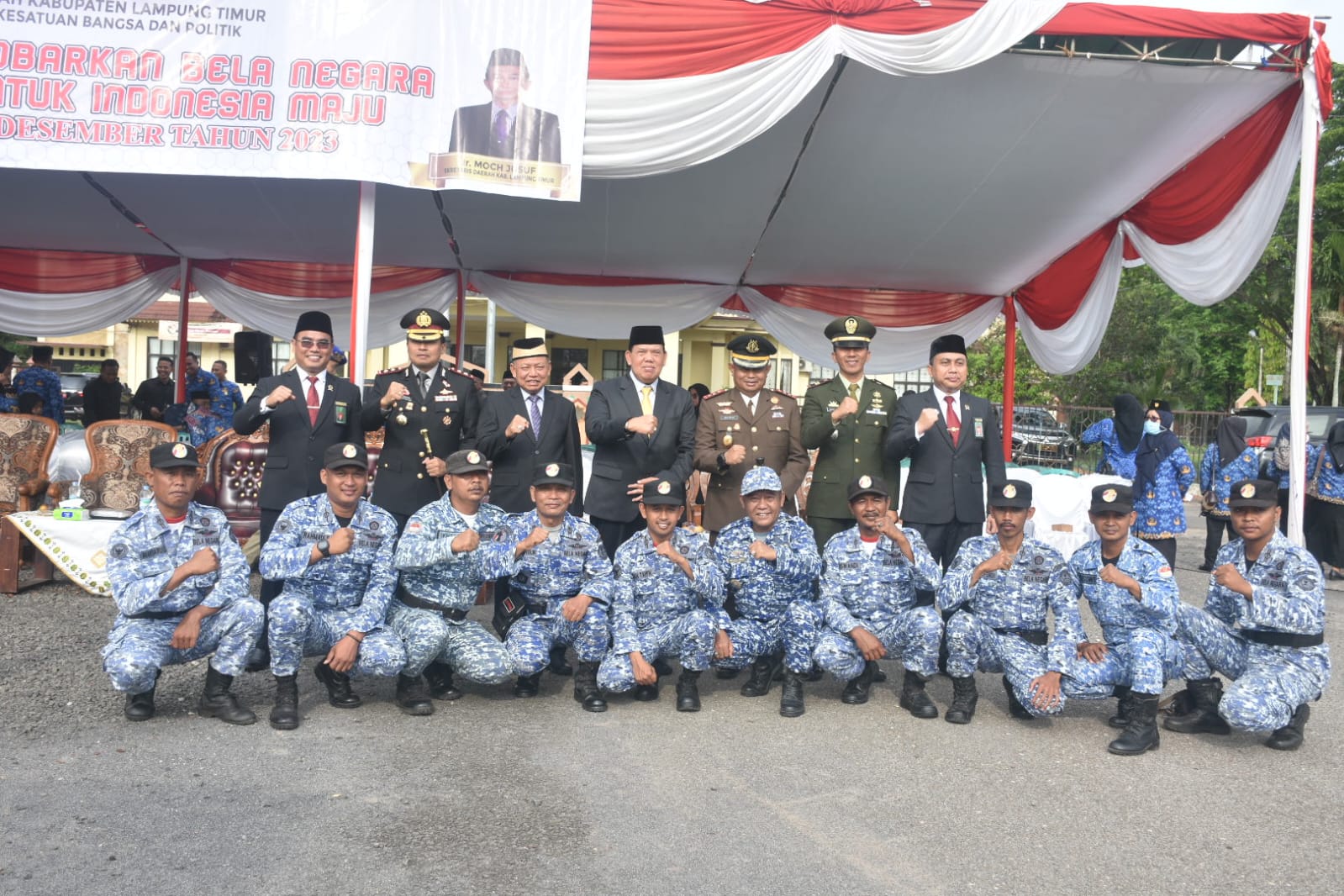 Begini Pesan Bupati Lampung Timur Pada Peringatan Hari Bela Negara