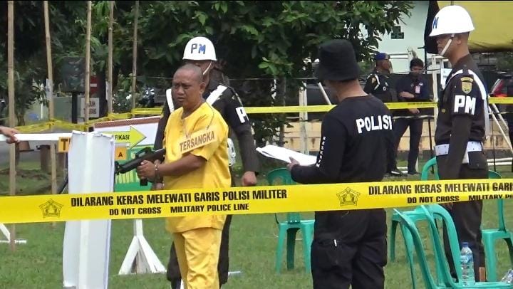 Rekonstruksi Kasus Penembakan Polisi di Way Kanan Lampung, Ada Adegan yang Dihilangkan?