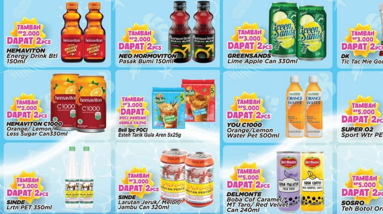 Balikin Mood Dengan Belanja Murah Produk Minuman Favorit di Alfamart, Tambah Sedikit Dapat Banyak!