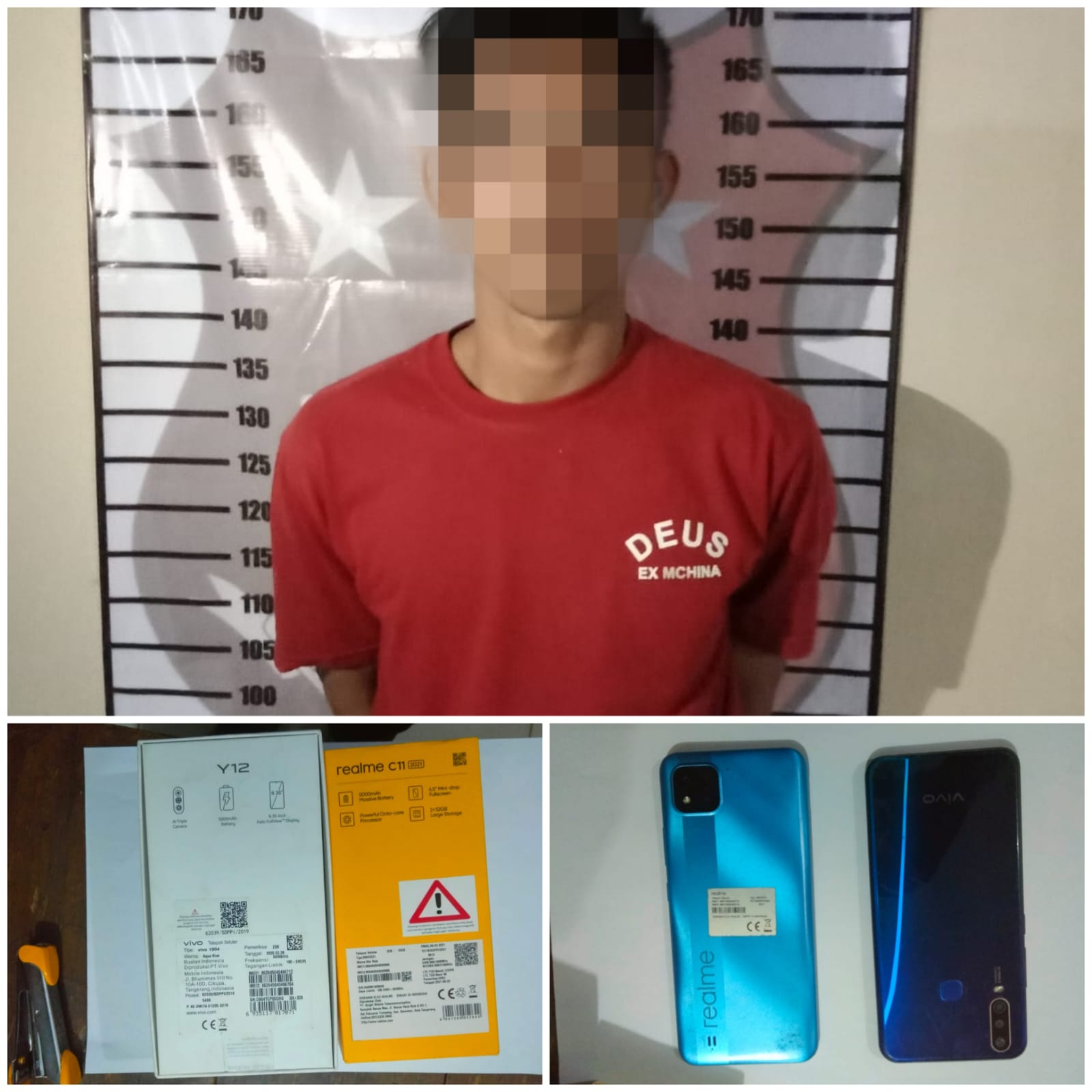 Lengah, Pencuri Curi Dua Handphone Dalam Rumah