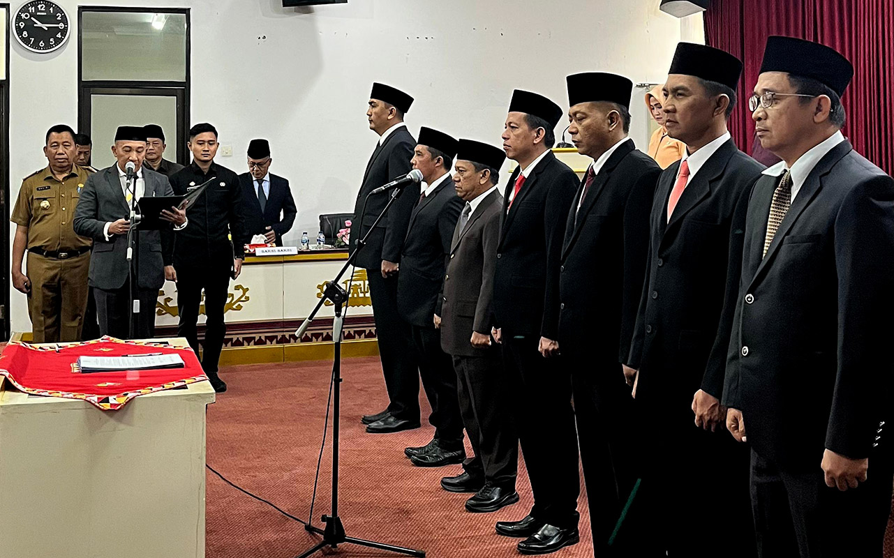 Pj Bupati Tanggamus Lampung Lantik 7 Pejabat Eselon II, Ini Daftarnya