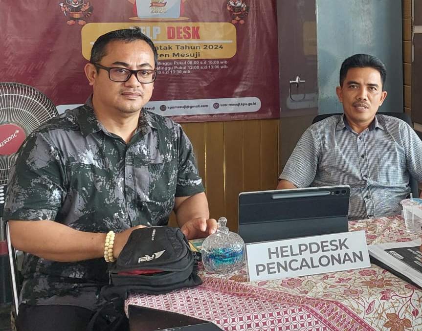 Jelang Pendaftaran Cabup - Cawabup KPU Mesuji Siapkan Helpdesk Pilkada