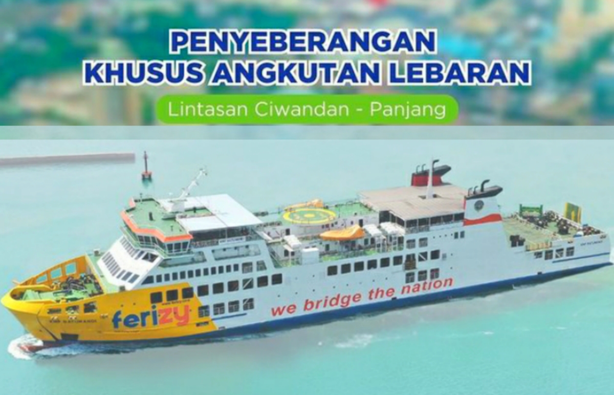 Update Jadwal dan Tarif Penyeberangan Lintasan Ciwandan – Panjang Periode Mudik Lebaran 2024