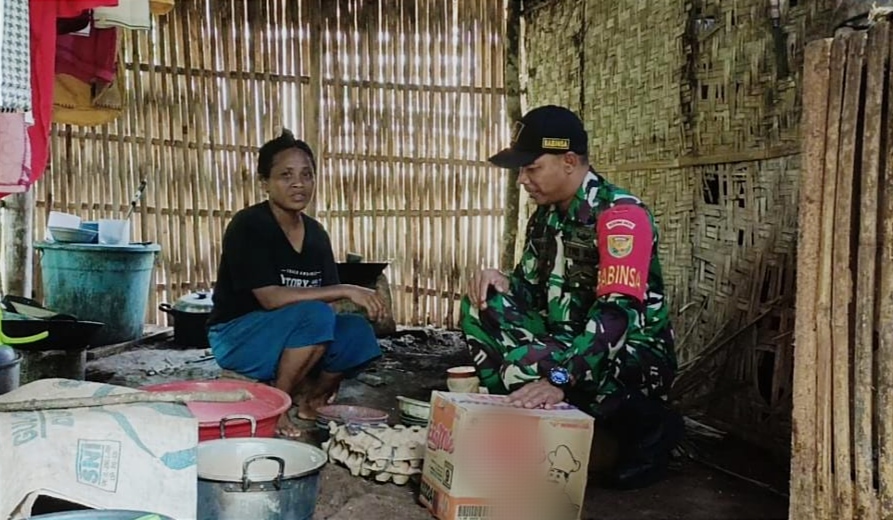 Gelar Program Babinsa Masuk Dapur Warga, Dandim 0429: Jangan Sampai Ada yang Tidak Makan!