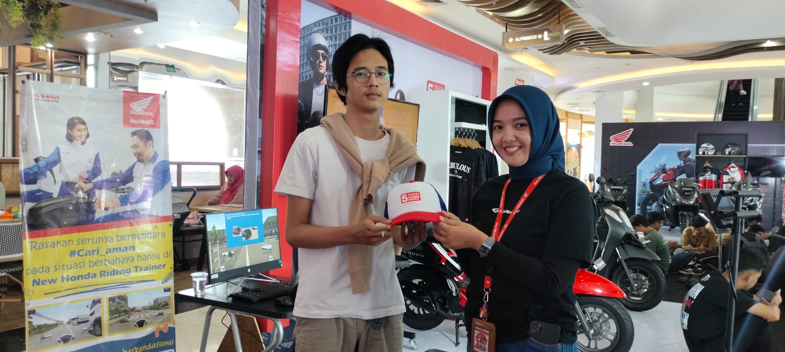 Songsong Akhir Tahun, TDM Gelar Honda AT Family Day di Lampung City Mal