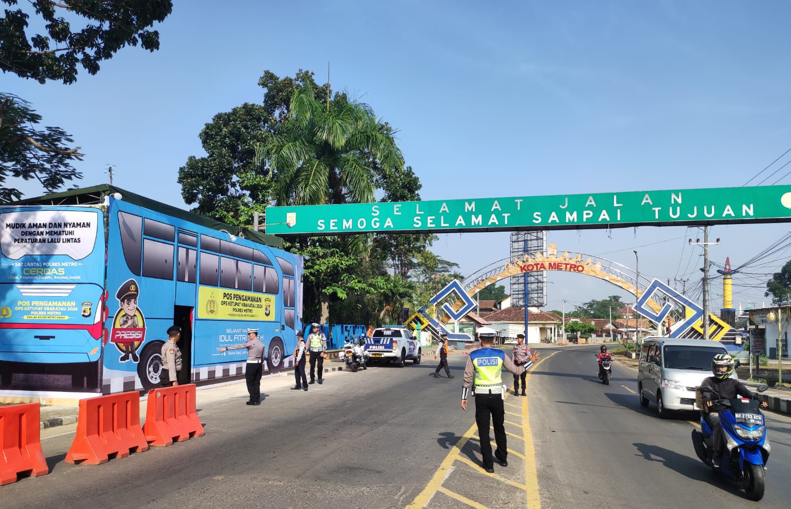 Polres Metro Dirikan 2 Pos Pengamanan Arus Mudik dan Balik