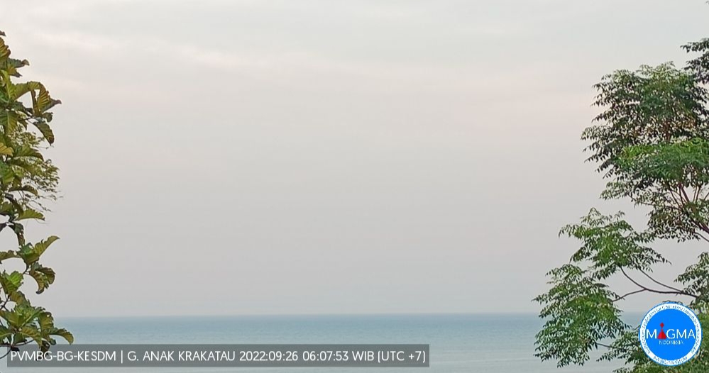 Kondisi Gunung Anak Krakatau : Alami Gempa Tremor Menerus pada Senin 26 September 2022