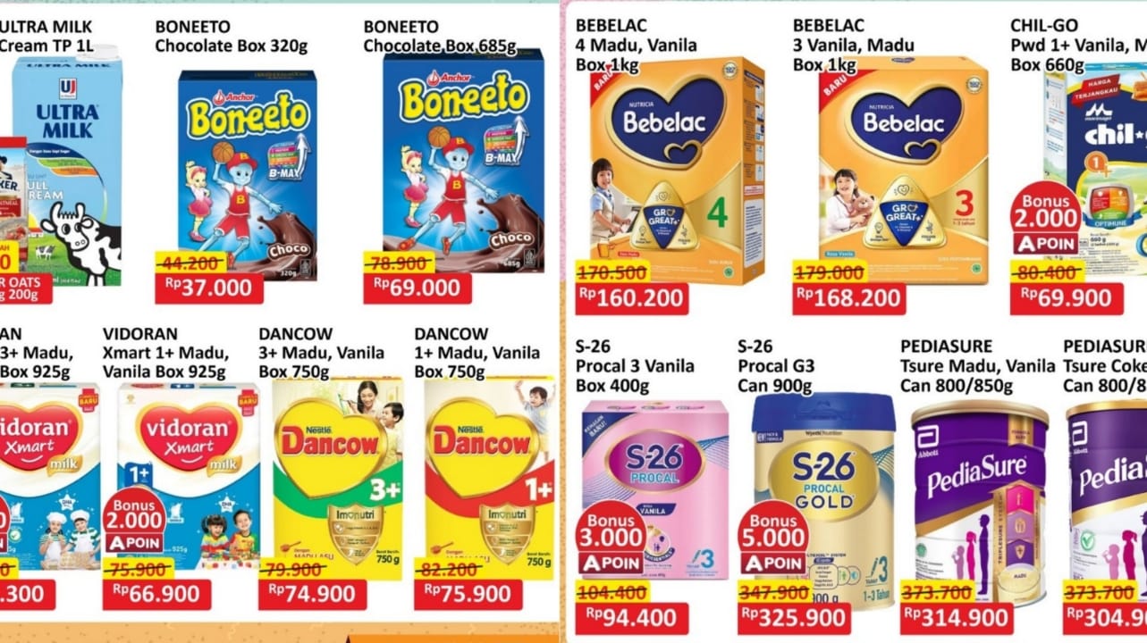 Milk Fair Alfamart Spesial Akhir Bulan, Cek Harga Termurah Dalam Katalog Lengkap Produk