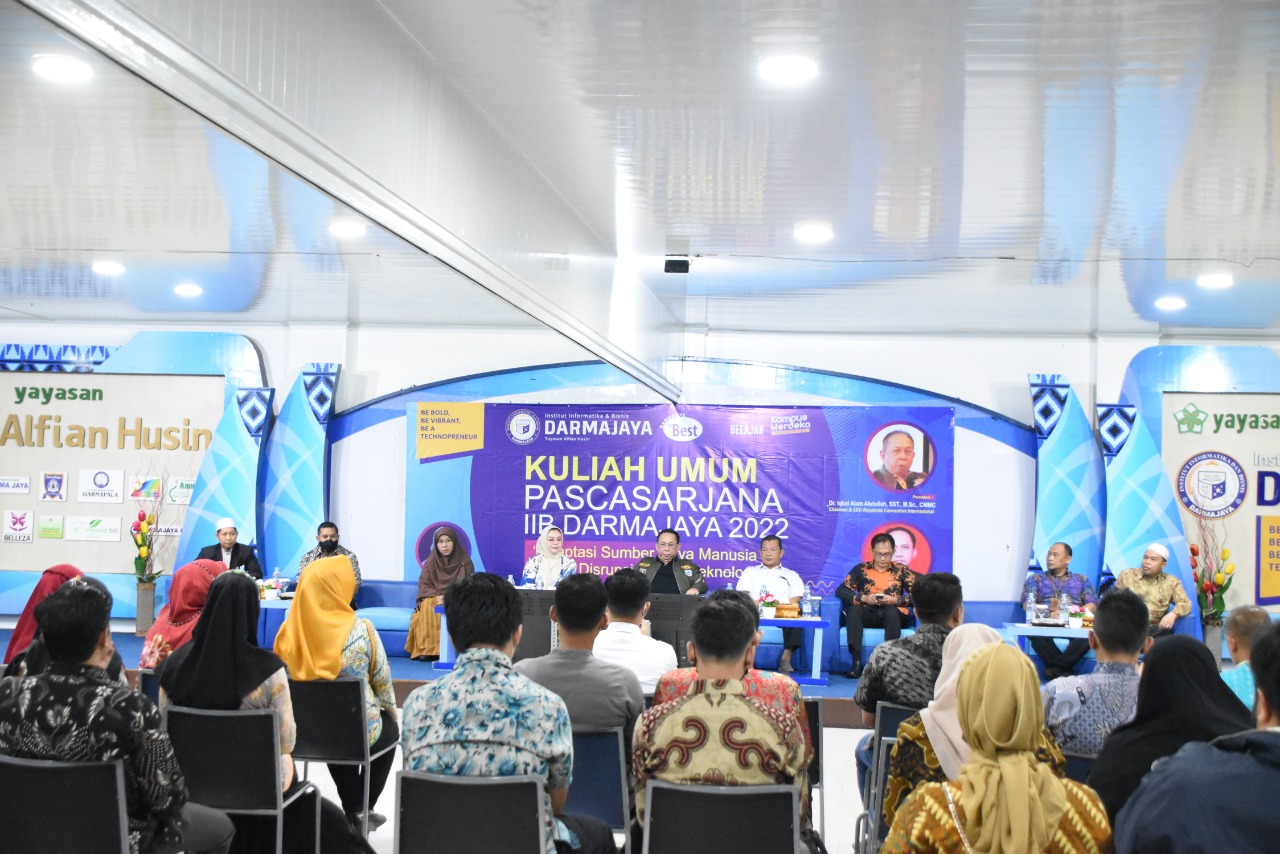 Hadirkan 2 Narasumber, IIB Darmajaya Gelar Kuliah Umum Perdana Pascasarjana 2022