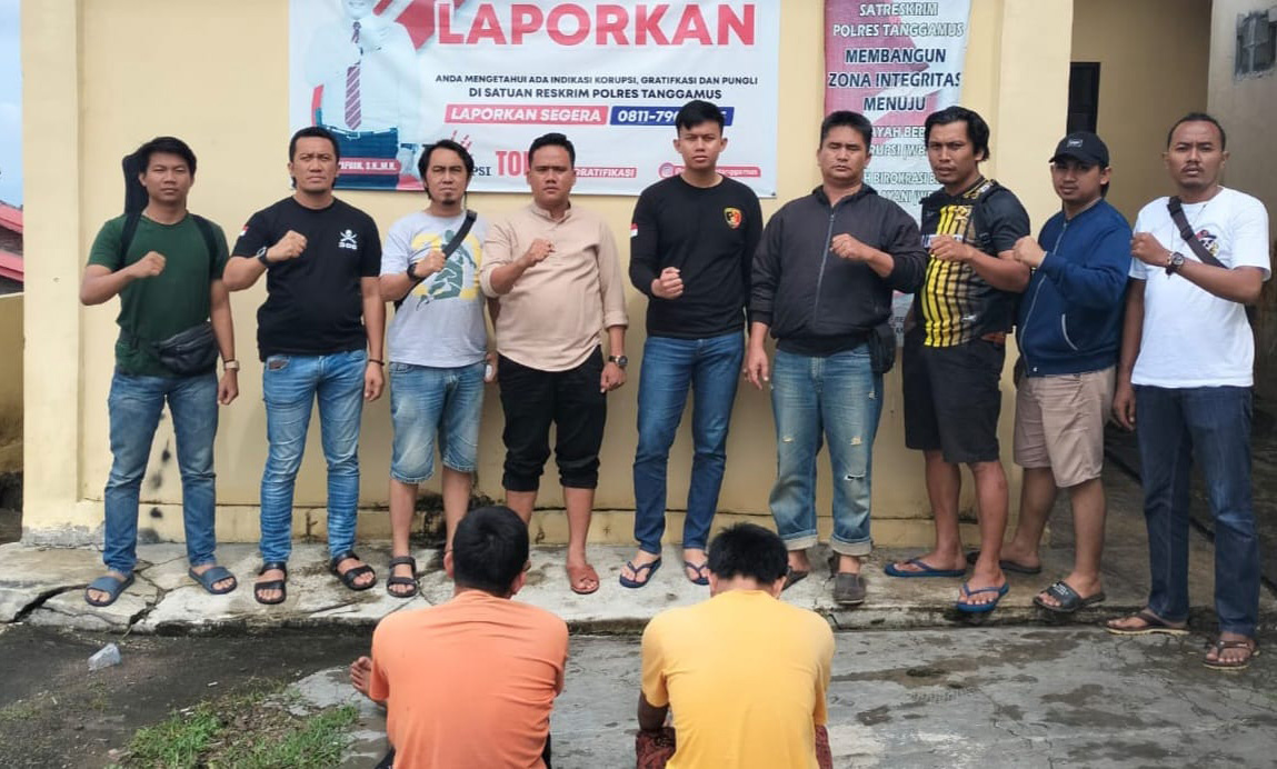 Dua Tersangka Curas Ditangkap, Dapat ‘Hadiah’ Dari Tekab 308 Polres Tanggamus