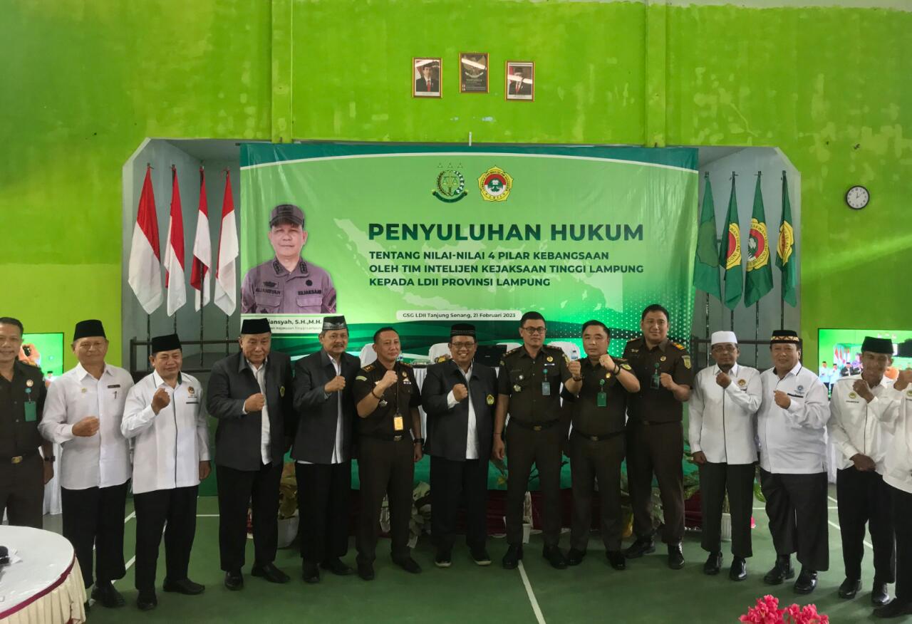 Kejati Lampung dan DPW LDII Provinsi Lampung Gelar Penyuluhan Hukum