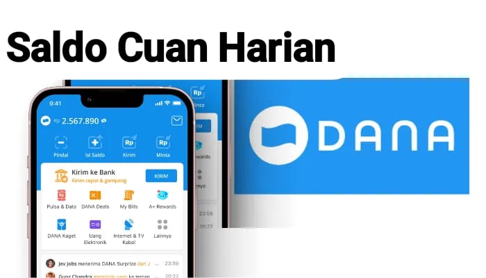 Saldo Cuan Gratis! Cairkan Langsung Link DANA Kaget Sebesar Rp 178 Ribu Hari Ini