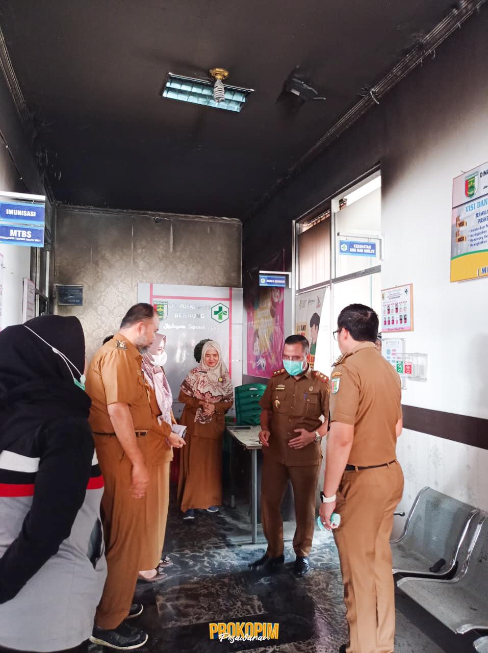 Puskesmas Bernung Kebakaran, Pelayanan Kesehatan Dialihkan ke Pustu