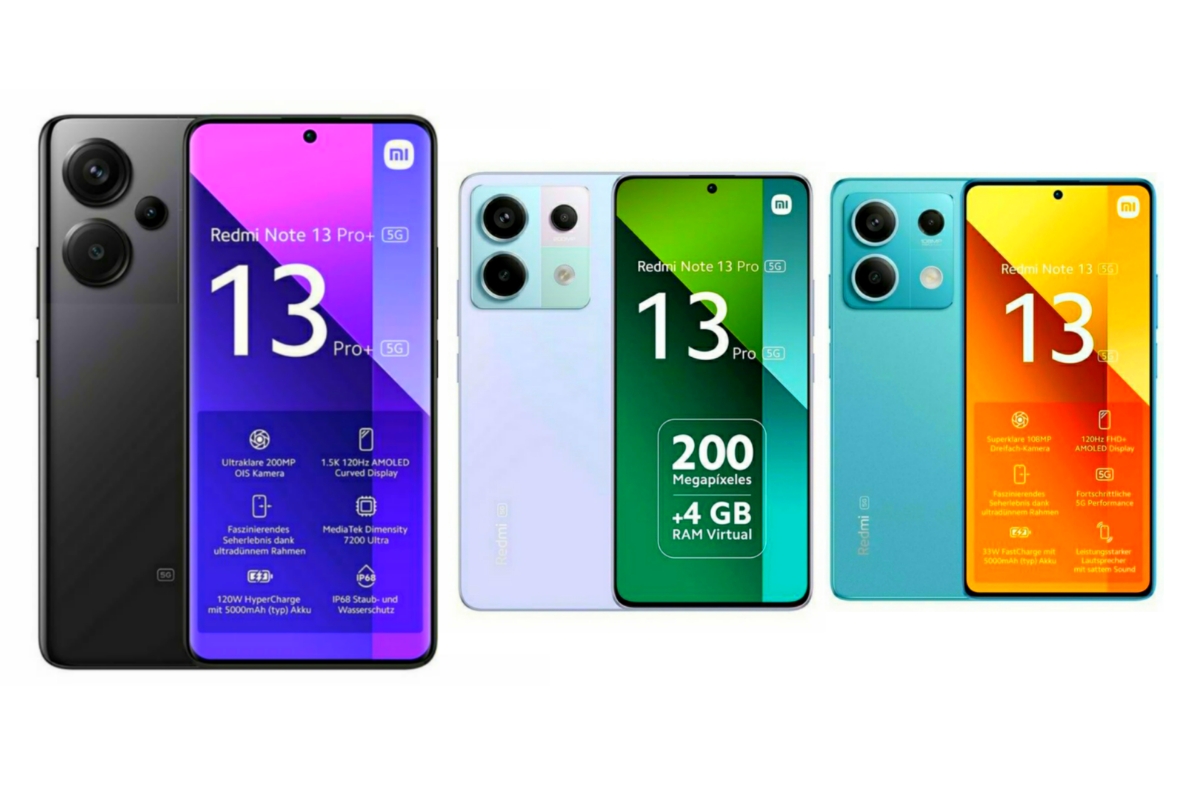 Perbandingan Spesifikasi Dalam HP Redmi Note 13 5G Series Versi Global, Mana yang Lebih Gahar?