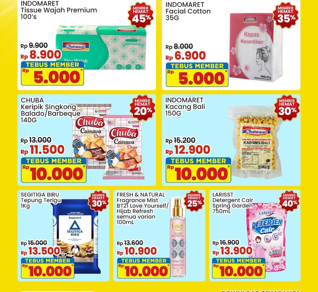 Promo Indomaret Spesial Akhir Pekan Sabtu 22 Februari 2025, Dapatkan Diskon Member Untung 75 Persen