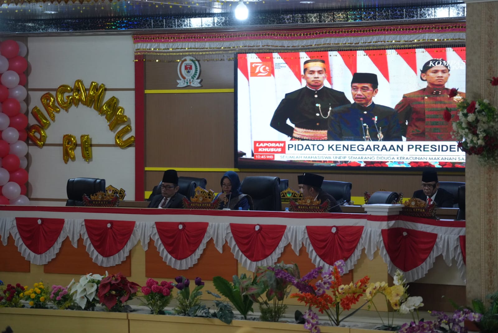 DPRD Mesuji Paripurna Kemerdekaan RI
