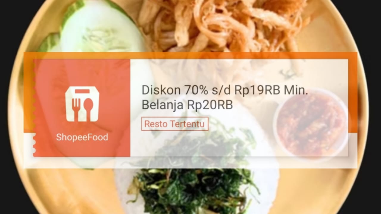 Minimal Belanja Rp20 Ribu Bisa Dapat Diskon Sampai 70 Persen? Klaim Voucher ShopeeFood Sekarang
