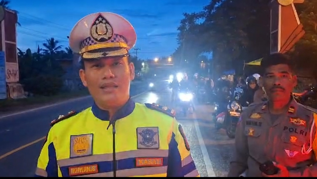 Dari Gerbang Perbatasan Lampung Selatan dengan Bandar Lampung, Pengawalan Polresta terhadap Pemudik Lebaran