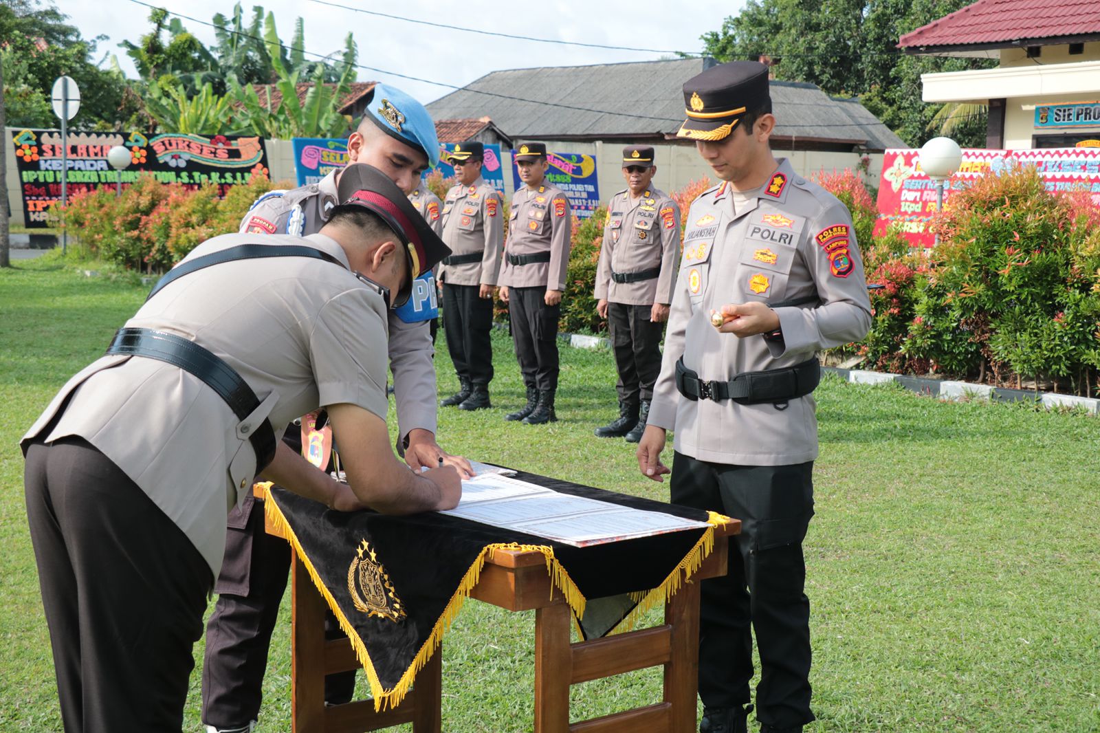 Kapolres Tulang Bawang Lantik 5 Pejabat Baru, Kasat Reskrim dan Kasat Lantas Berganti