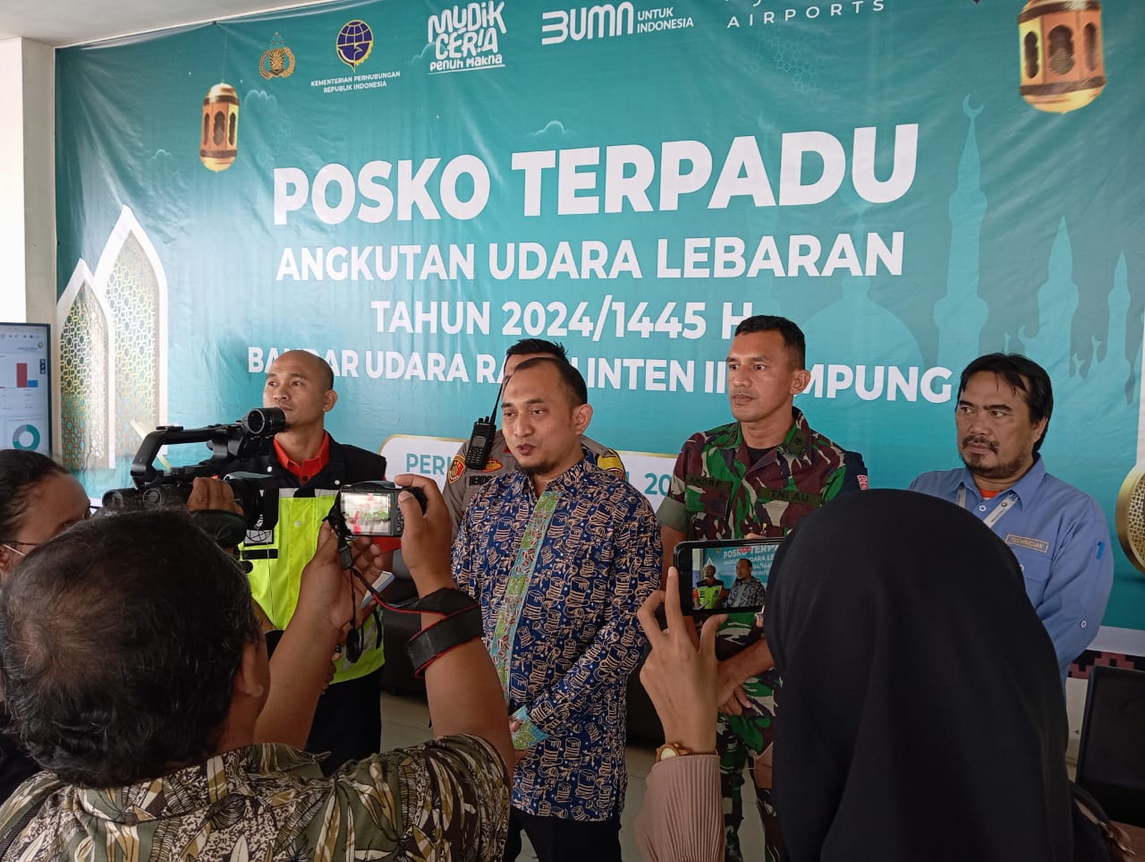 Sambut Arus Balik Lebaran 1445 H, Ini Persiapan Bandara Radin Inten II Lakukan