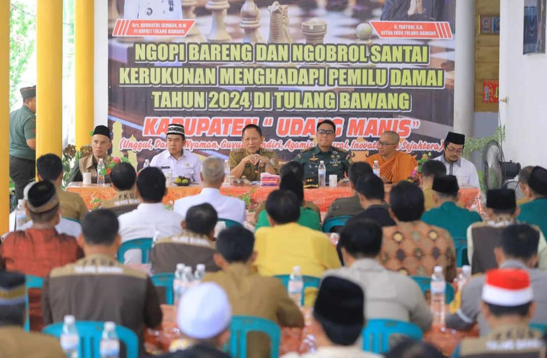 Pesan Pj. Bupati Tulang Bawang Qudrotul Ikhwan untuk FKUB pada Tahun Politik, Tekankan Hal Penting Ini