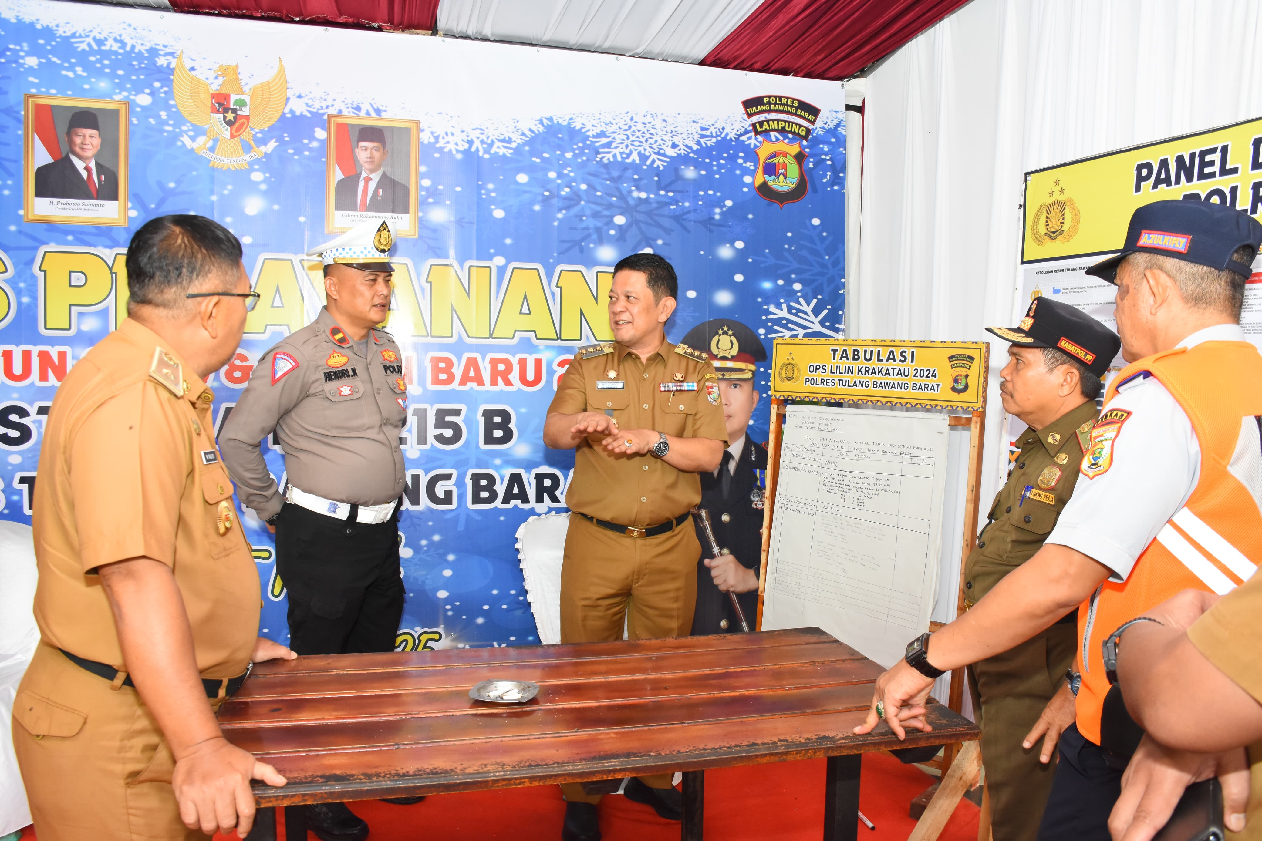 Pastikan Keamanan, Firsada Tinjau Pospam Nataru di Dua Lokasi
