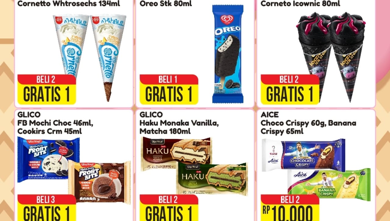Ice Cream Fair Alfamart Hadir Lagi, Borong Camilan Enak Bikin Mood Naik Saat Cuaca Panas