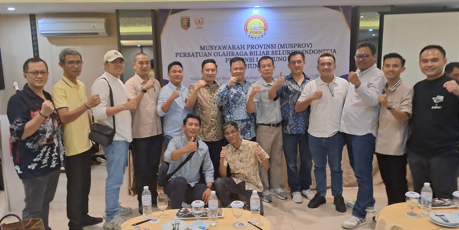 Taufan Aditya Terpilih Jadi Ketua POBSI Lampung Periode 2024 - 2028