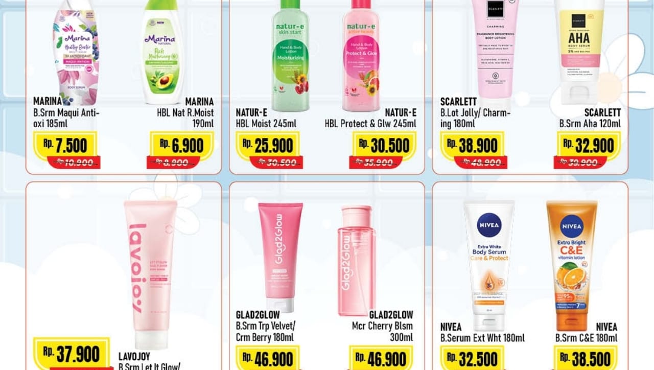 Promo Body Lotion Dengan Budget Irit di Alfamart, Ada Produk Favoritmu?