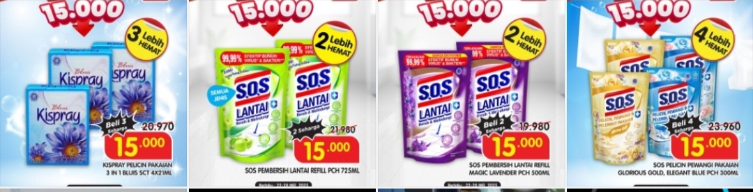 Sampai Besok, Promo Home Care Super Deals Superindo Rp 15 Ribu, Belanja Hemat Rumah Bersih Maksimal