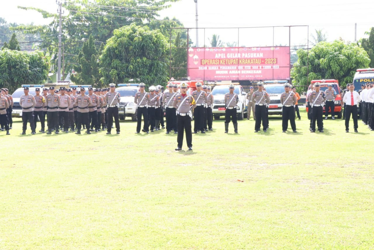 185 Personel Gabungan Amankan Mudik - Arus Balik Lebaran 2023 di Tulang Bawang, Polisi Juga Siapkan Tempat Pen