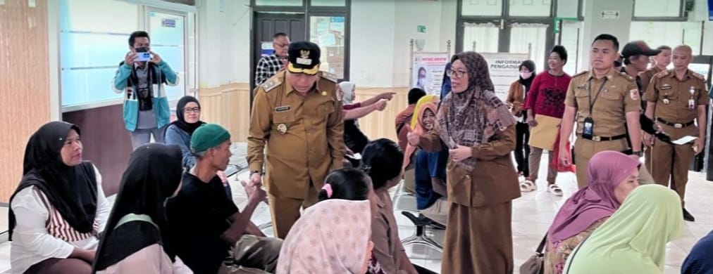 Hari Pertama Kerja, Wabup Tulang Bawang Hankam Hasan Tinjau RSUD Menggala, Ini yang Dilakukan