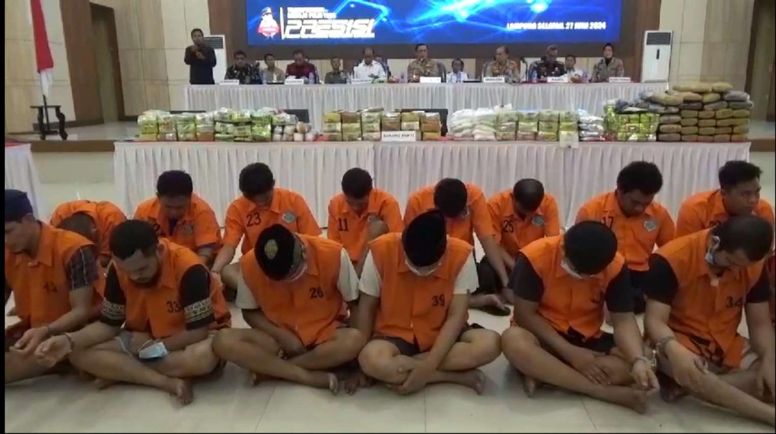 4 Jaringan Narkoba dengan 49 Pelaku Diamankan