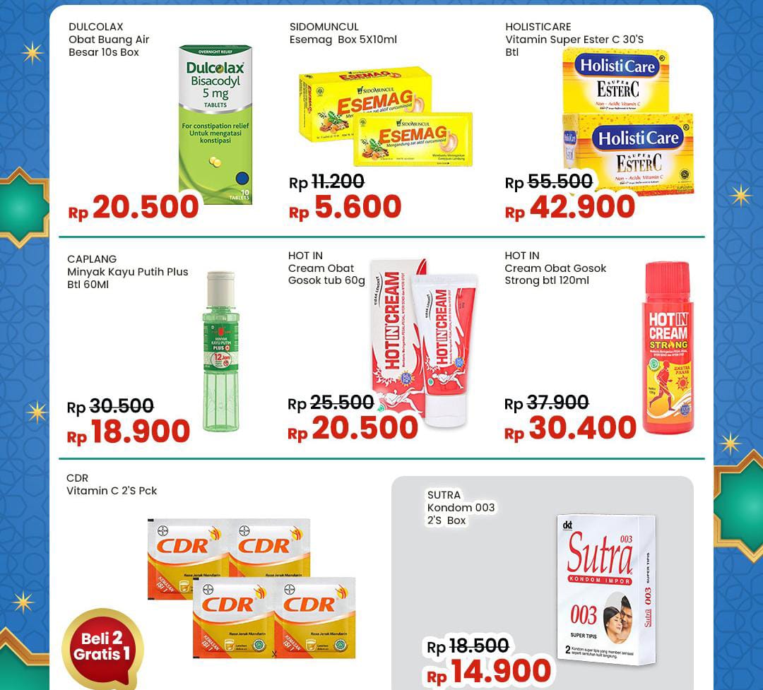 Promo Indomaret Spesial Jaga Kesehatan Tubuh Selama Ramadhan, Amankan Stok Obat Lewat Diskon Hari Ini